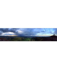 A panorama of the view from the summit of Arthur's Seat